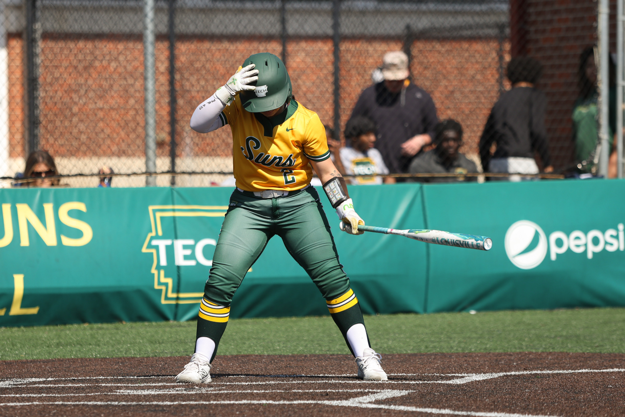 Destiney Madewell at the plate