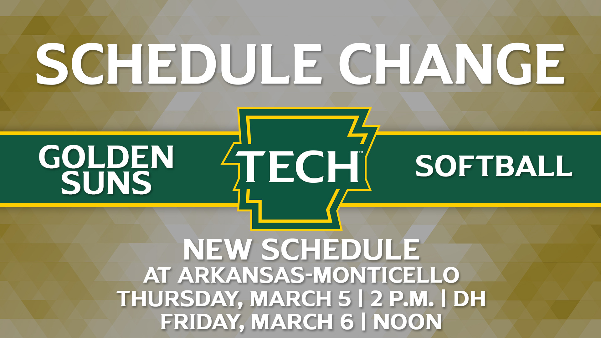 SB Schedule Change (UAM 2026)