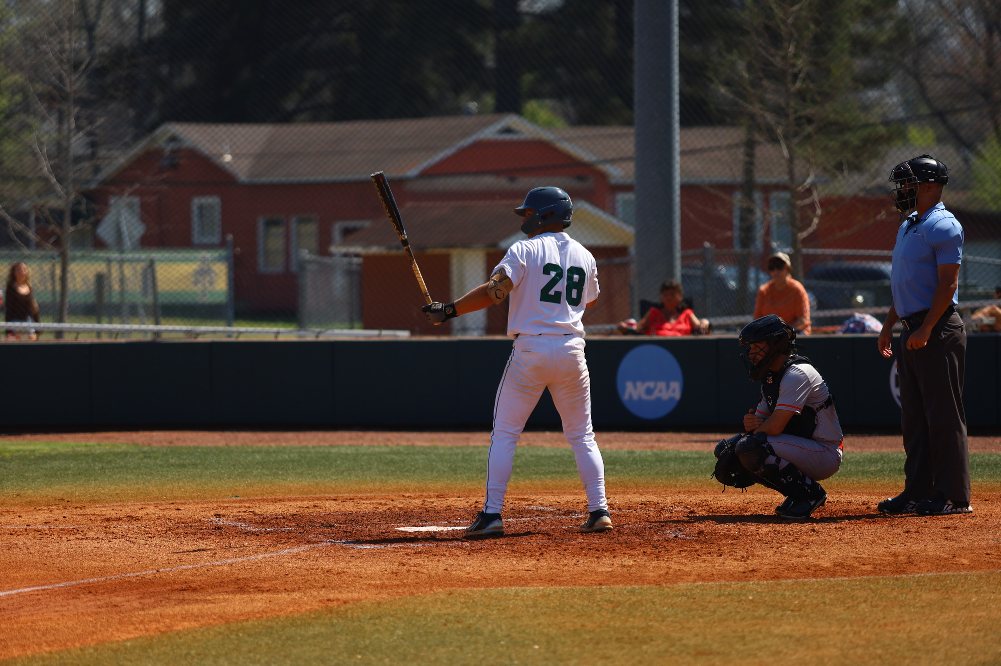 David Ossana hitting