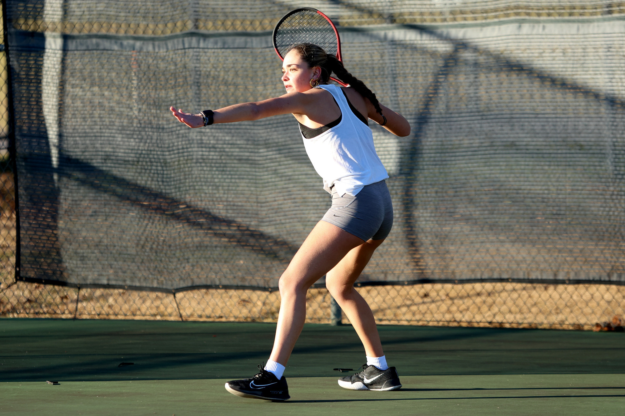 Nayara Alvarez at practice
