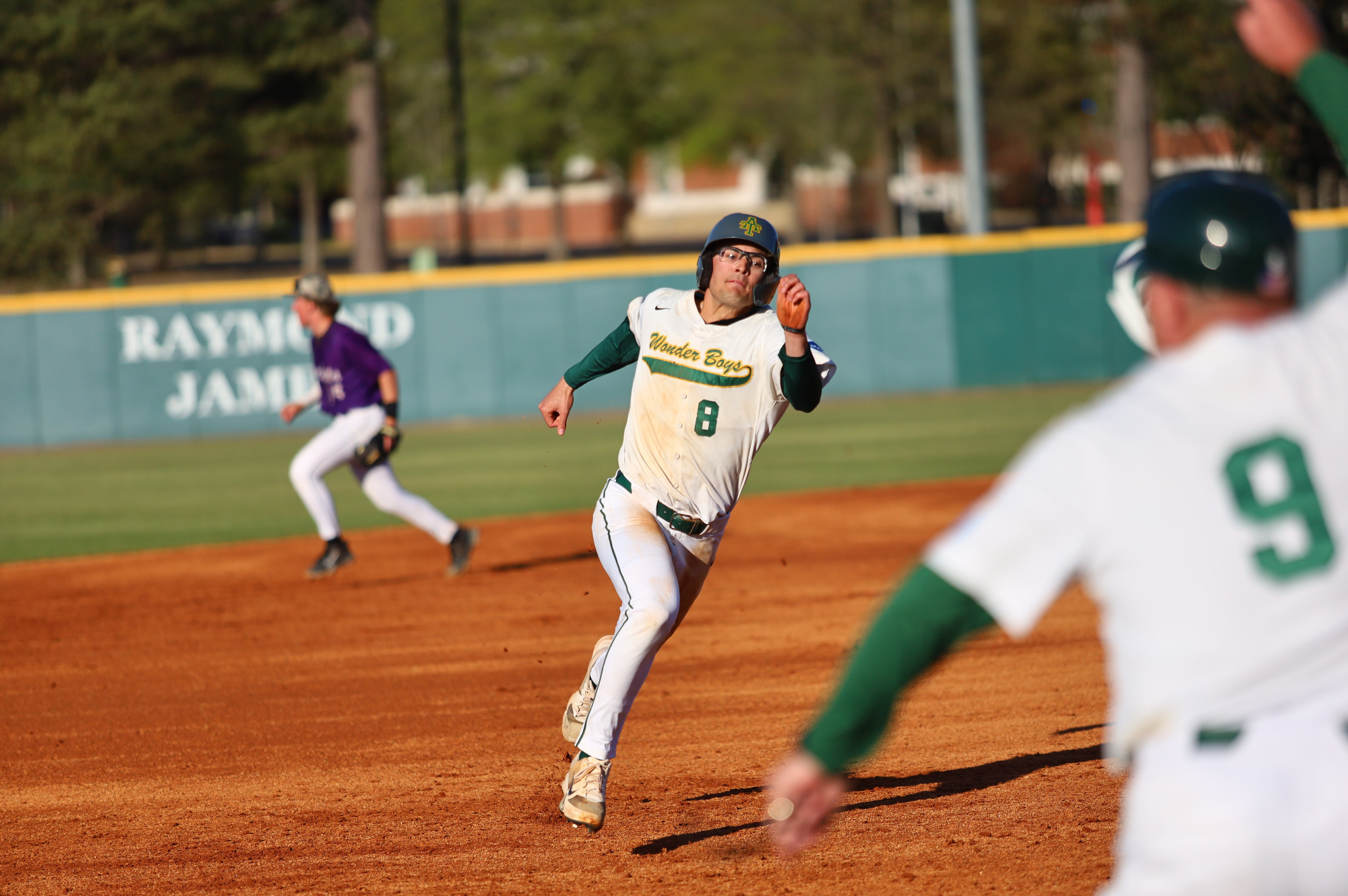 Zack Burrow scoring from second