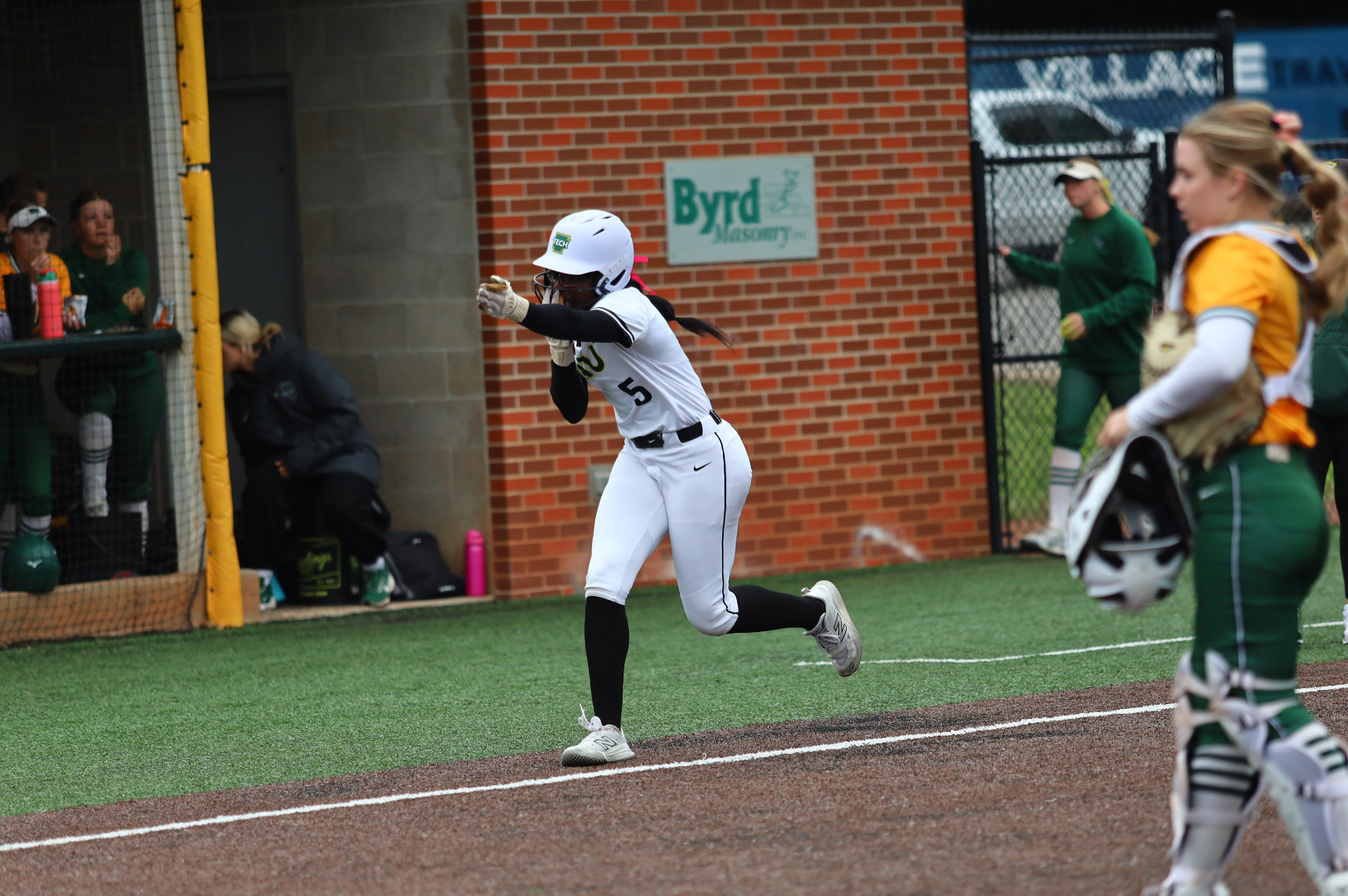 Aaliyah Dixon Scuba HR Celebration vs. Oklahoma Baptist