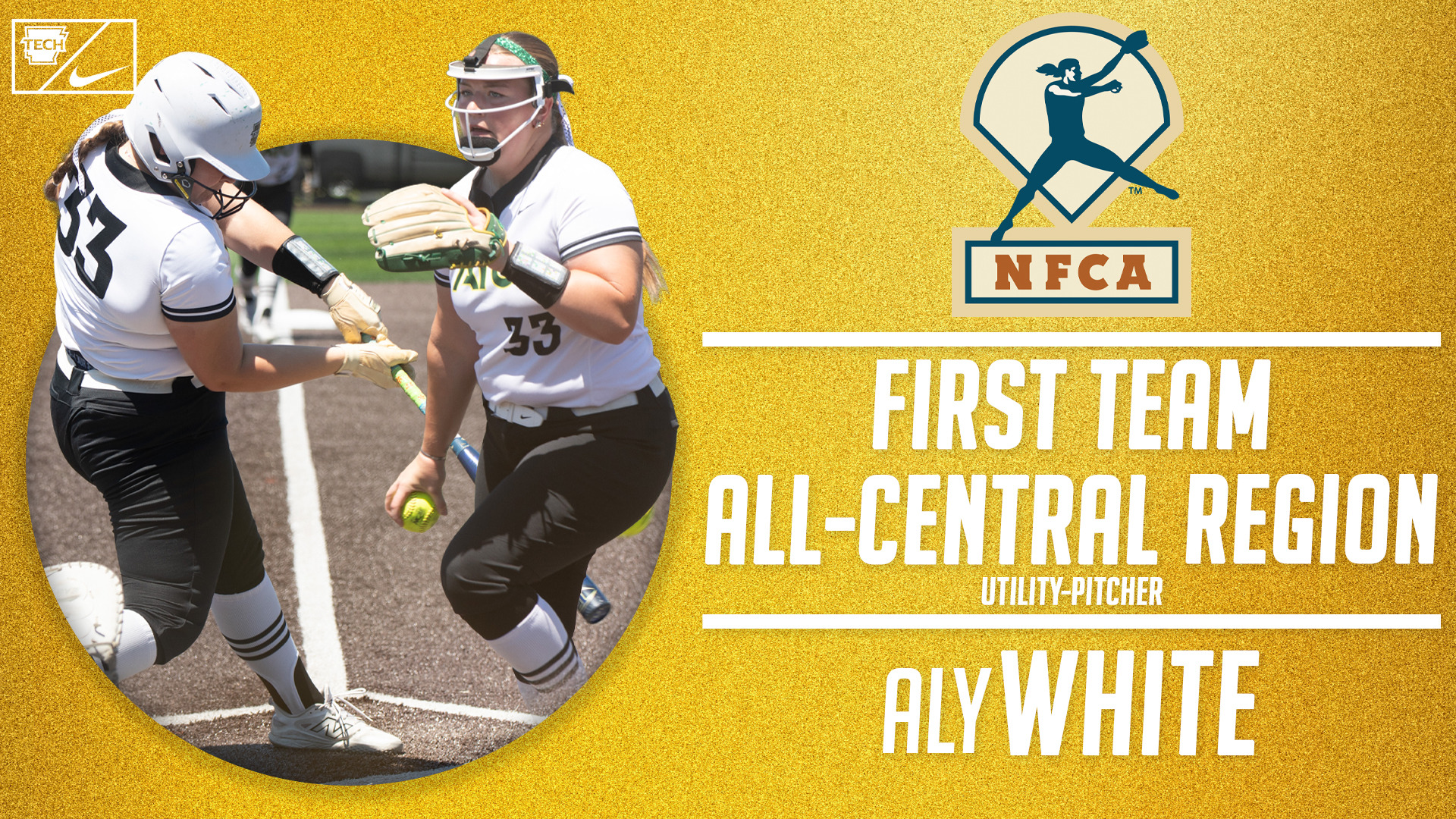 Aly White NFCA All-Central Region (2026)