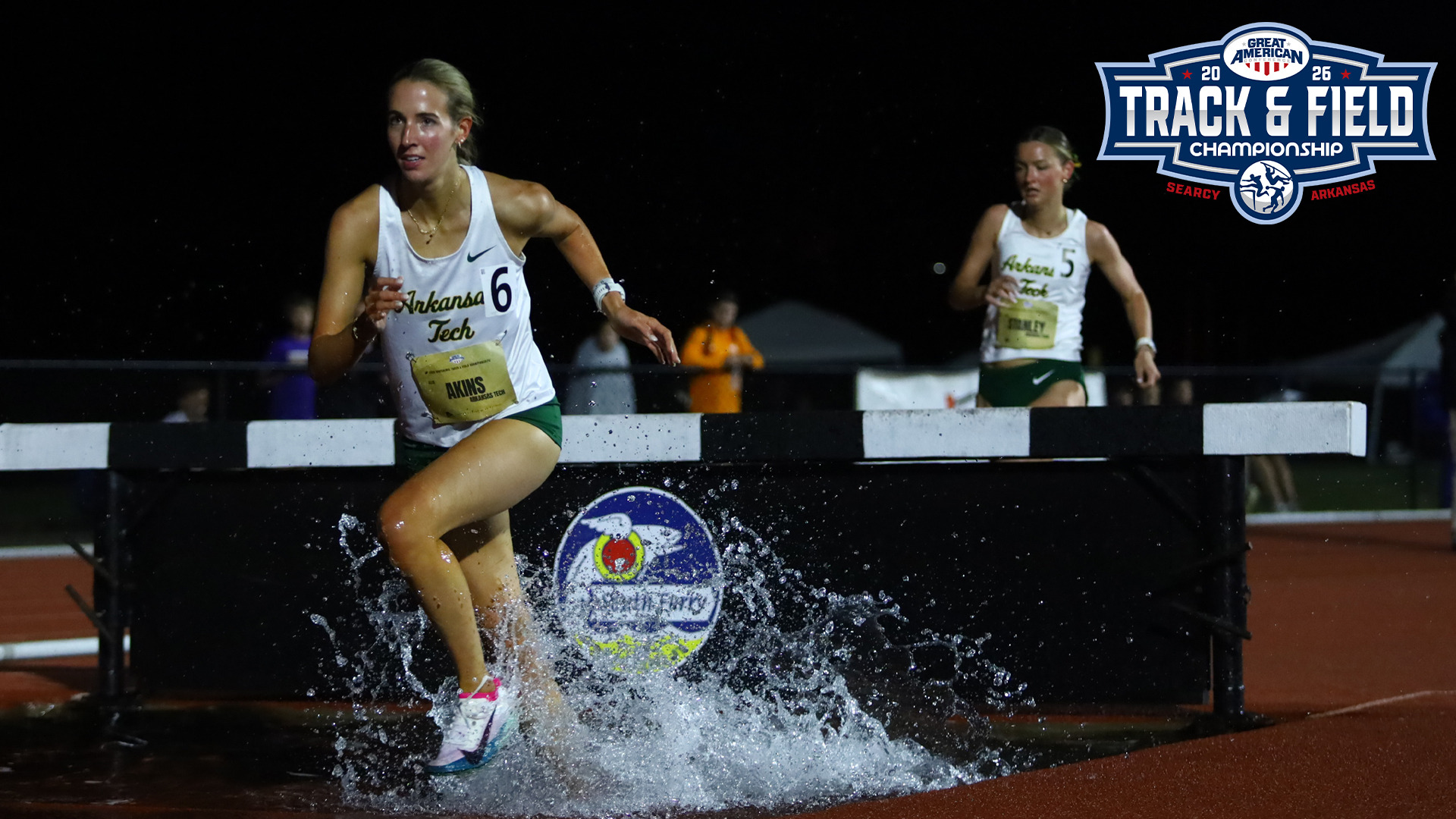 Ellie Akins and Avery Stanley at 2026 GAC Track Championships