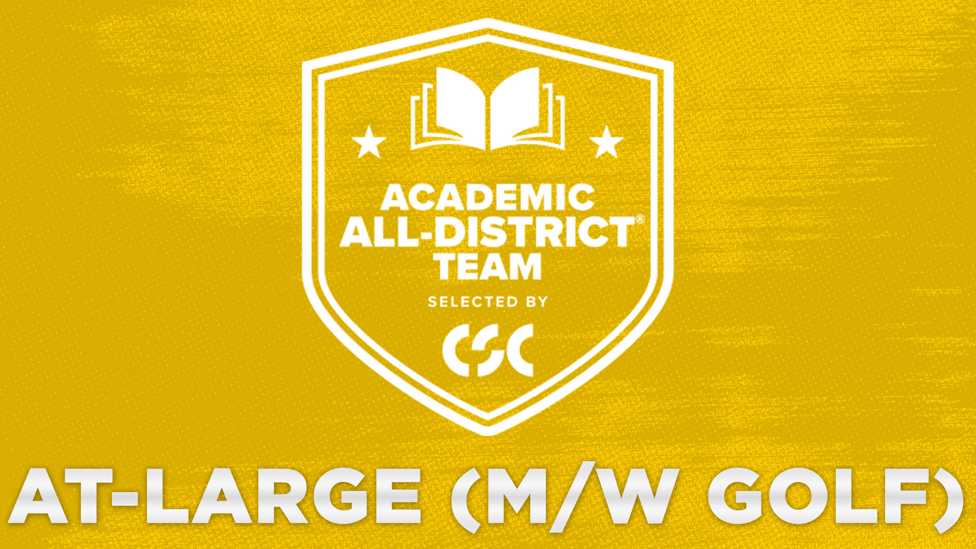 CSC Academic All-District (At-Large M/W Golf)