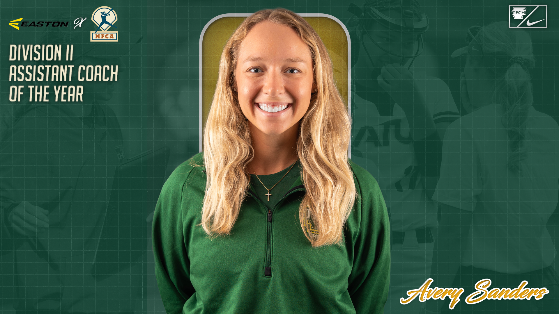 Avery Sanders NFCA DII Assistant Coach of the Year (2026)