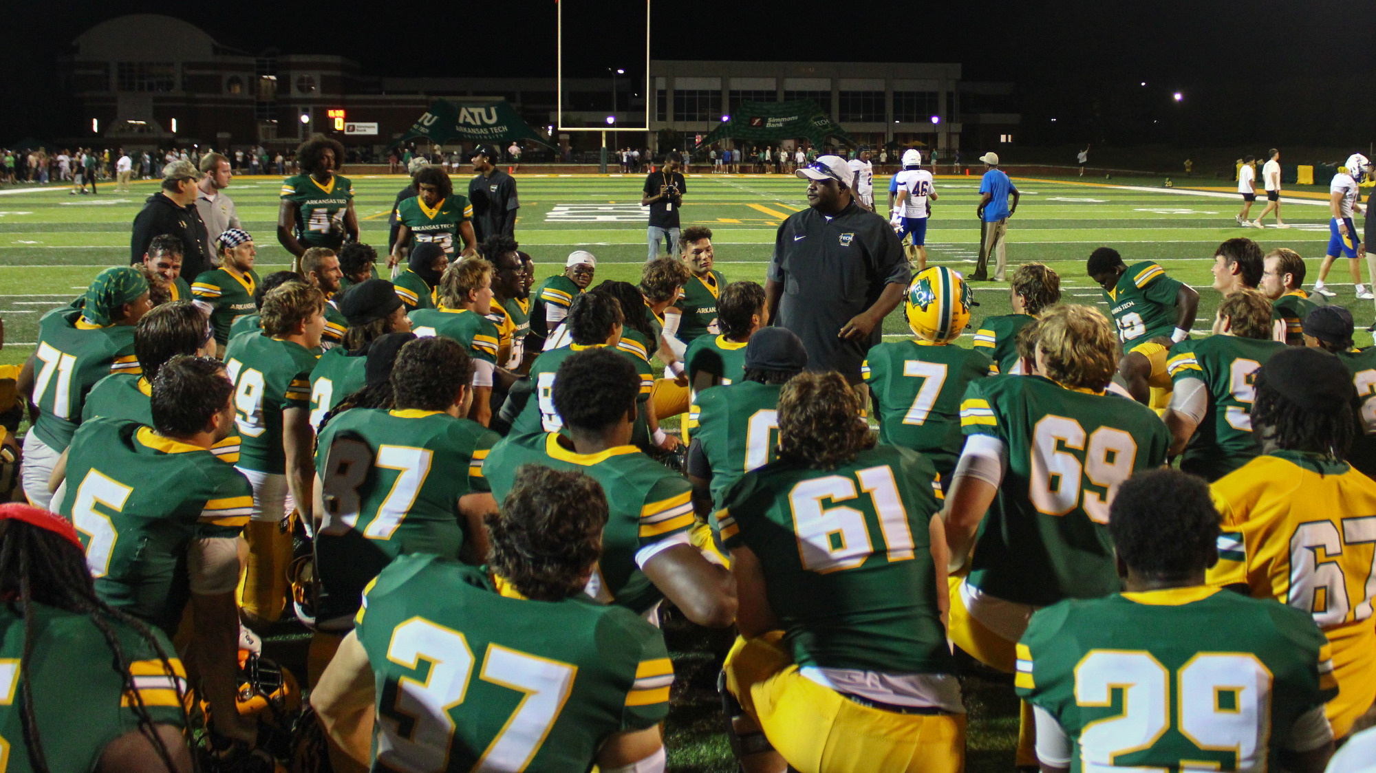 Thompson Post-game vs. Southeastern Oklahoma
