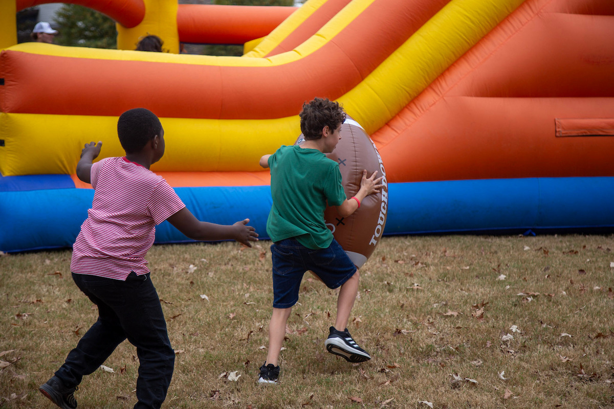 Kids at Kid's Zone 