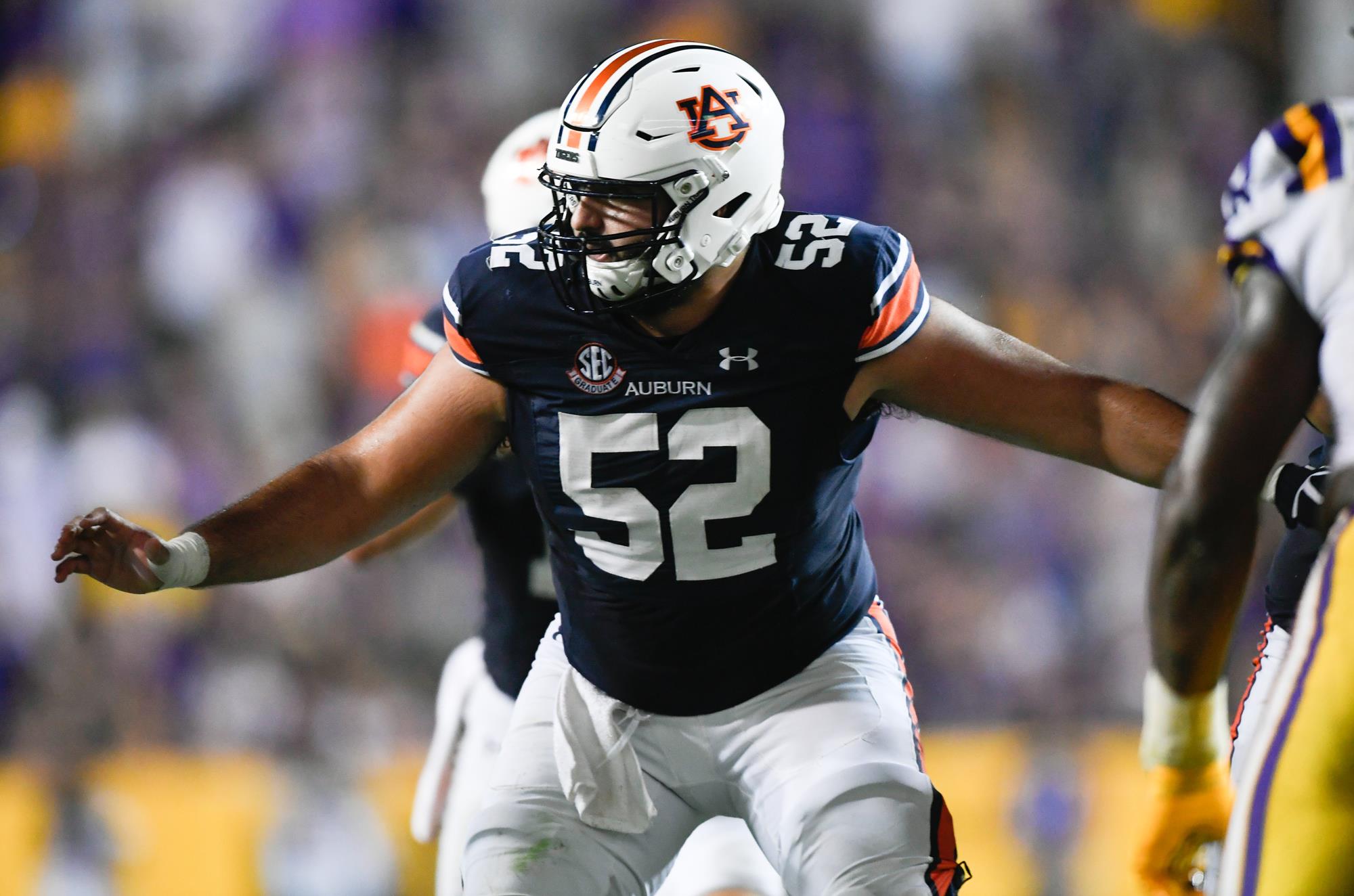 Nick Brahms Football Auburn University Athletics