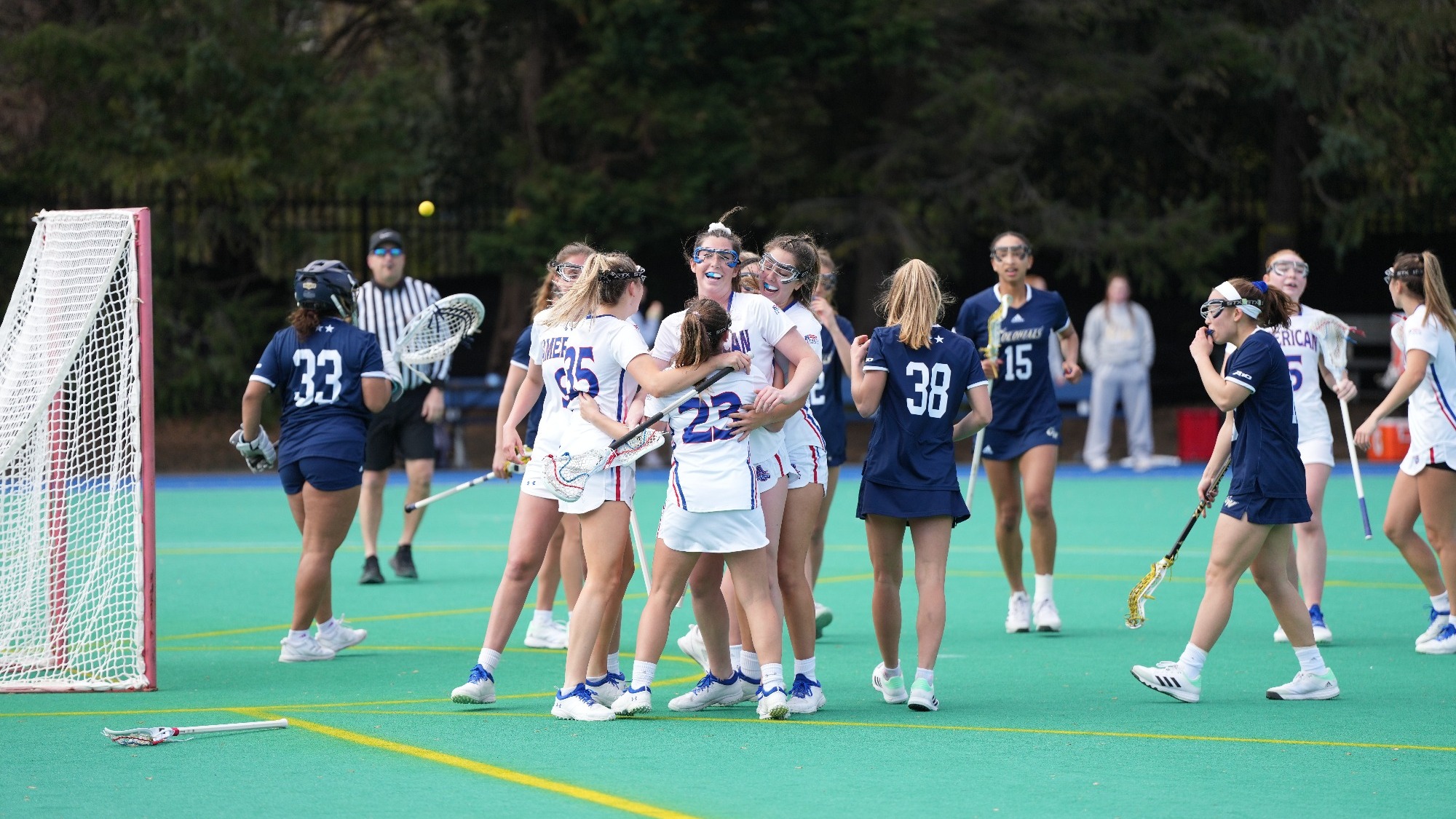 Lacrosse Takes Down Holy Cross in First Conference Road Test American