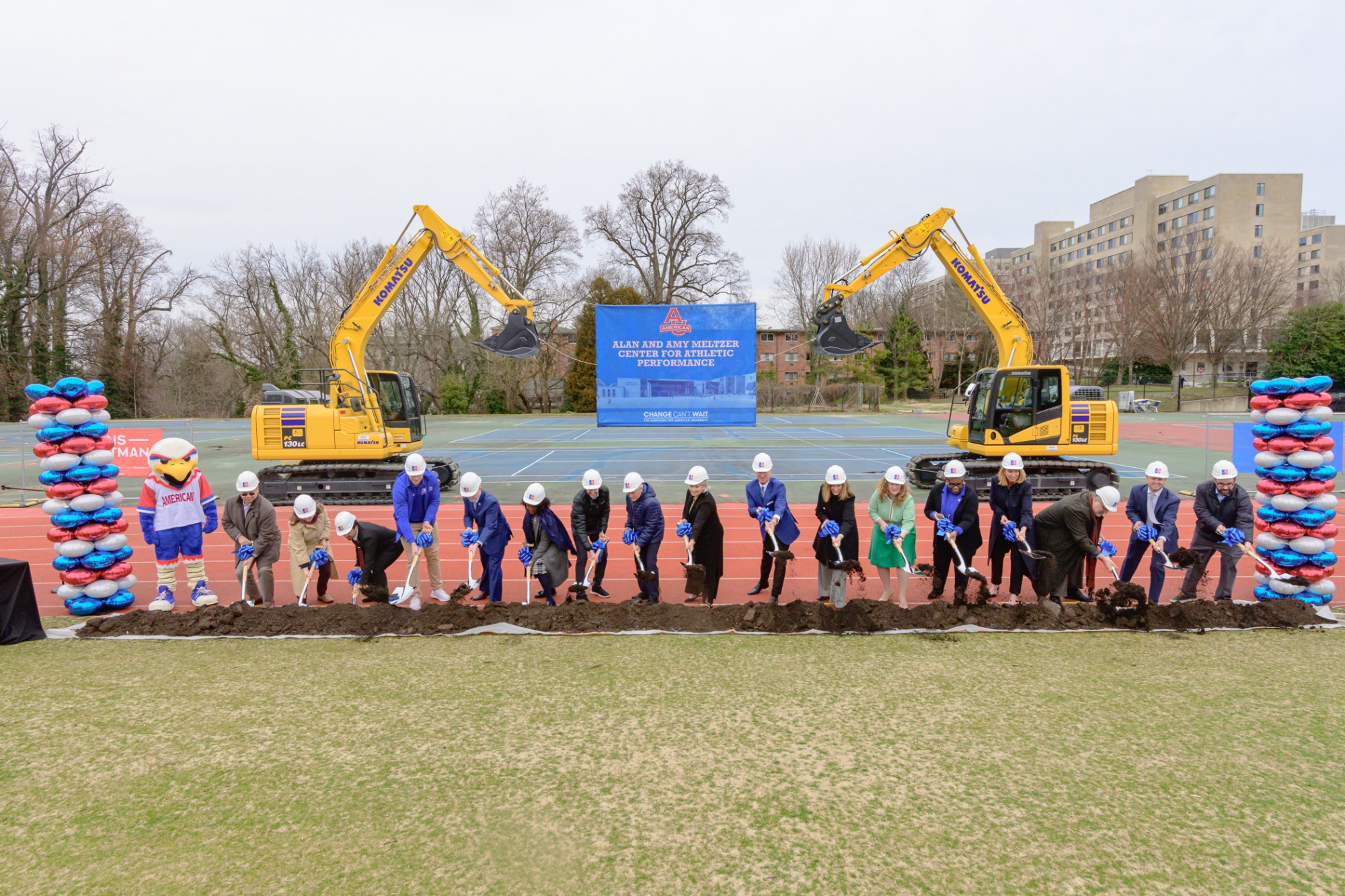 Groundbreaking for the Alan and Amy Meltzer Center for Athletic Performance