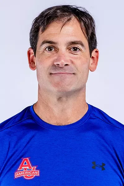 Zach Samol's headshot for the American University men's soccer team