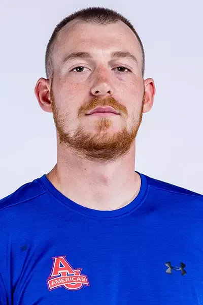 Zach Weidman's headshot for the American University men's soccer team