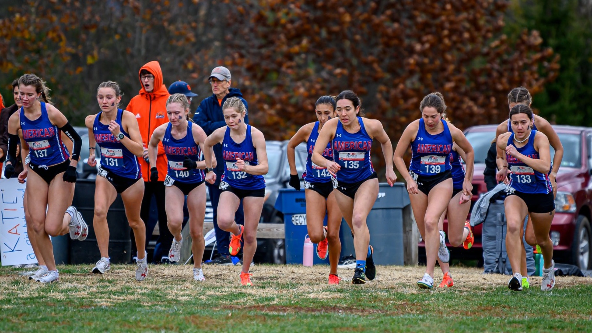 Women's XC starts the 2025 Patriot League XC Championships