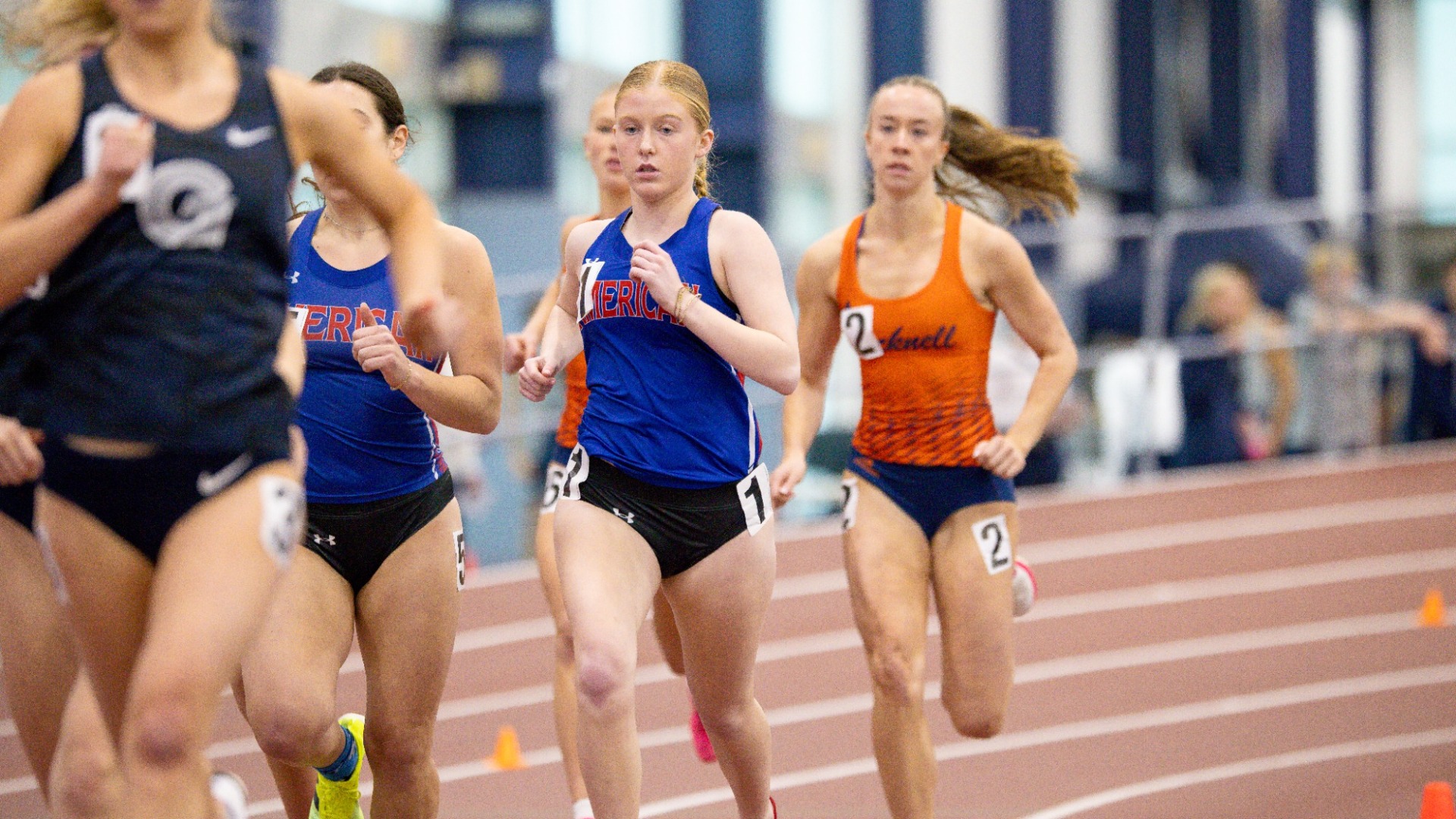 Charlotte Orr races the 1k at the 2026 Penn State Nittany Lion Challenge
