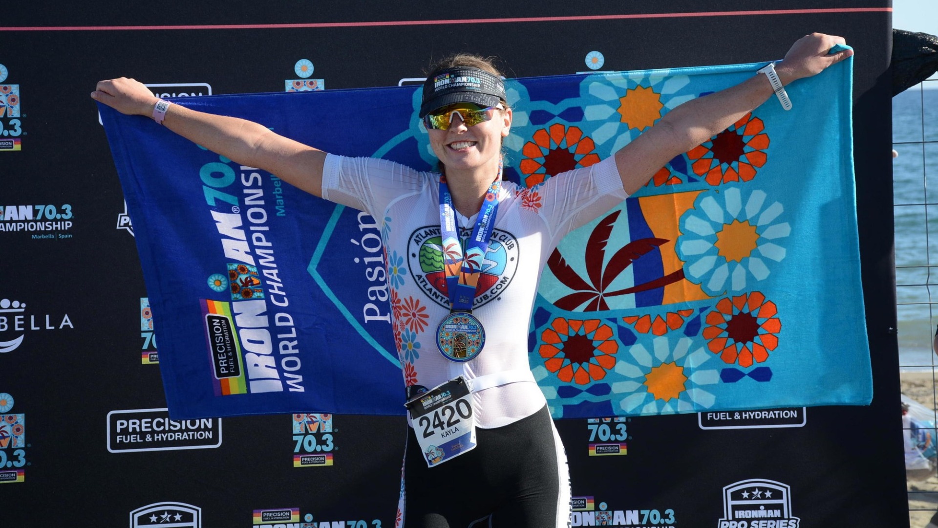 Kayla Winters at the 2025 Ironman 70.3 World Championships