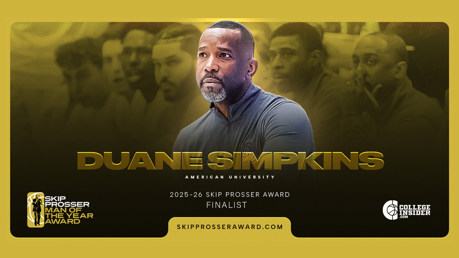 Duane Simpkins 2026 Skip Prosser Man of the Year Award finalist