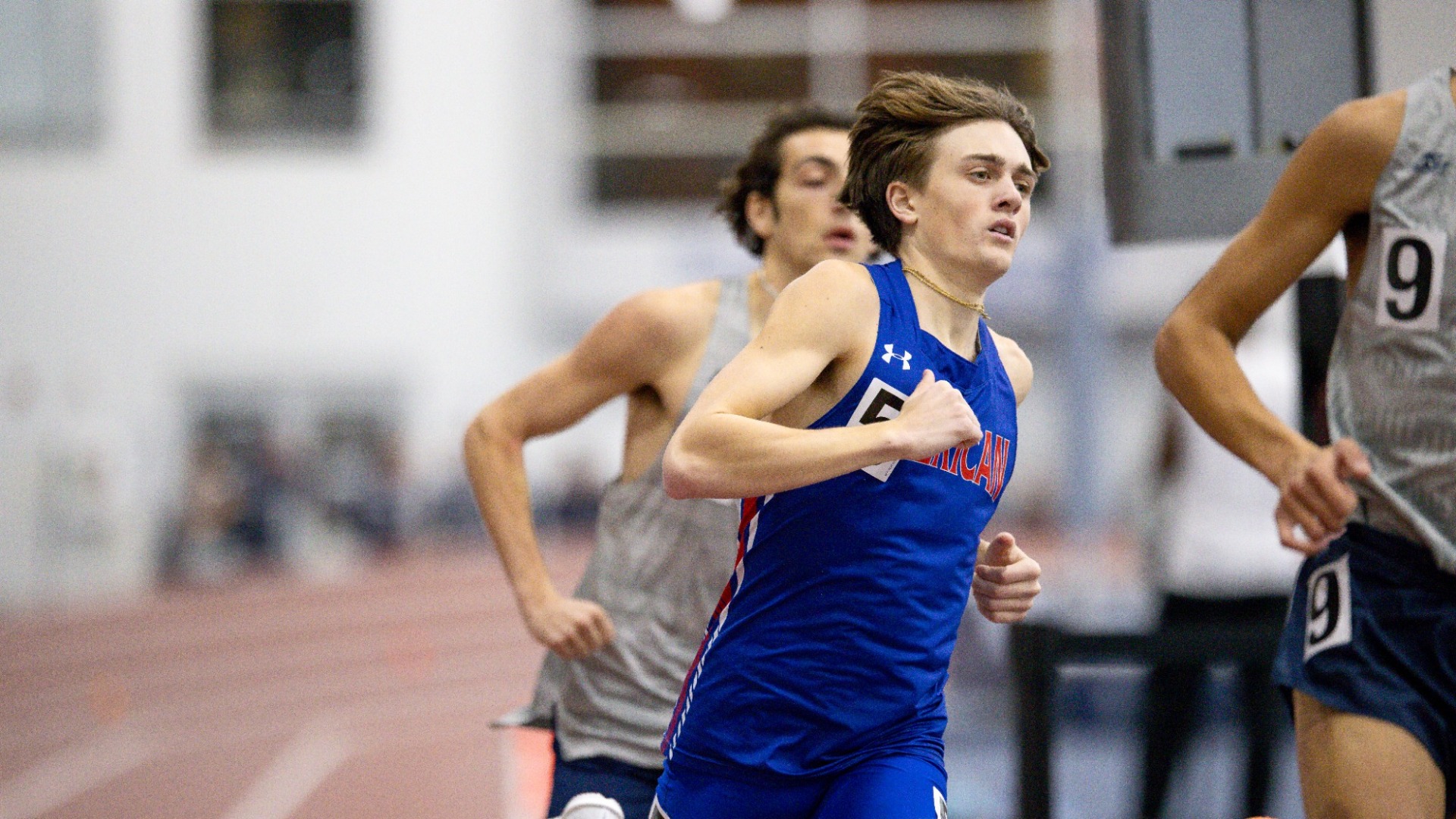 Kaden Kluth races the 1k at the 2026 Penn state Nittany Lion Challenge