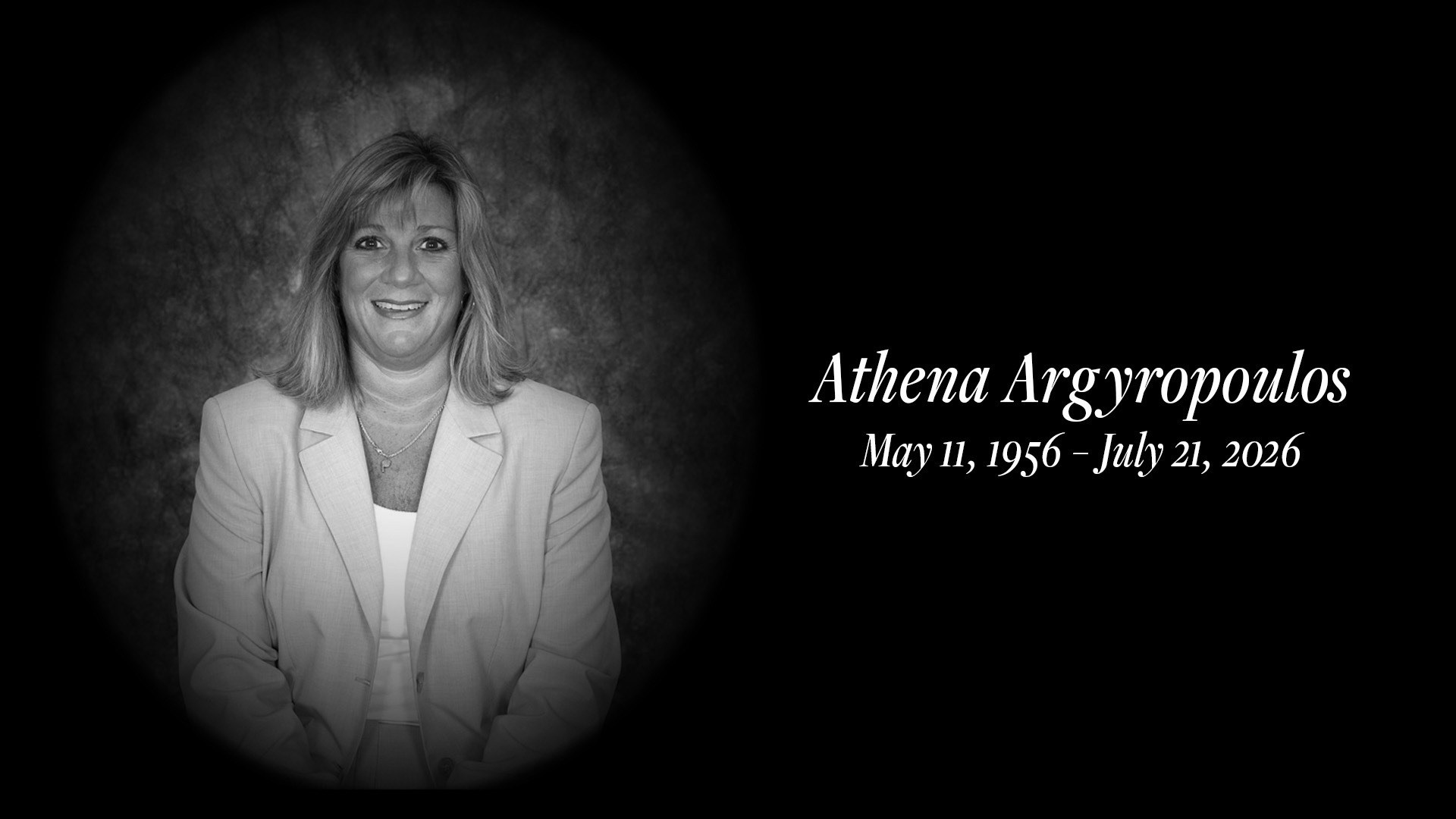 Athena Argyropoulos 1956-2026