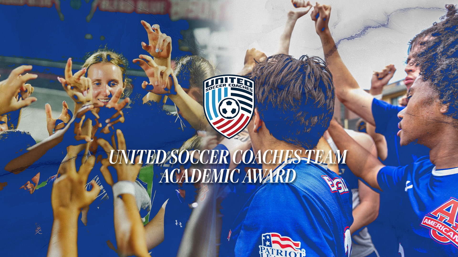 United Soccer Coaches Team Academic Award winners, both men's and women's soccer at American