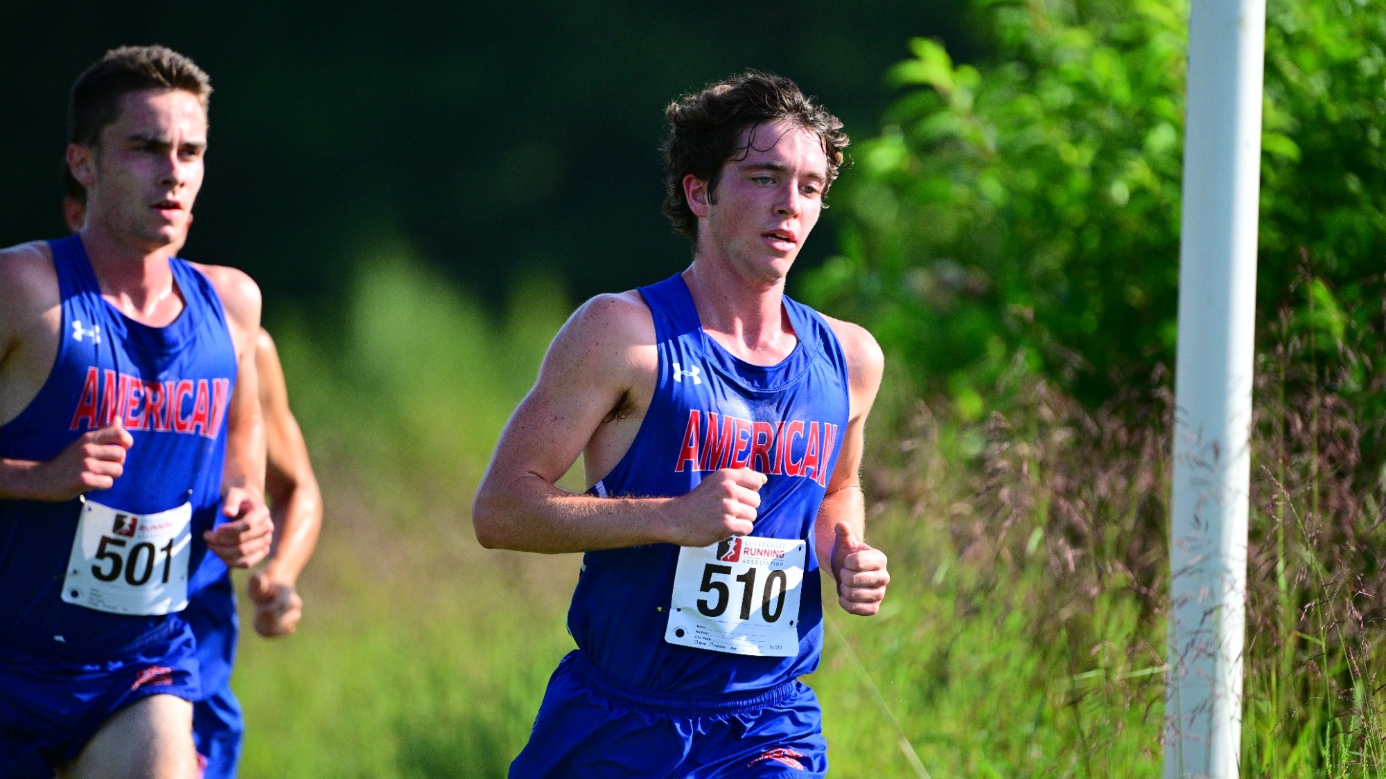 Noah Smith racing at the Spider Alumni Open.