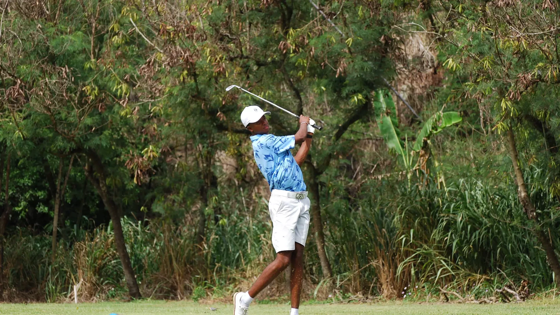 Josh Daniels tees off for Augusta 