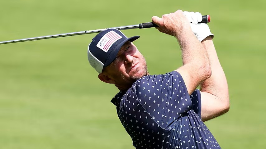 Vaughn Taylor swings the golf club