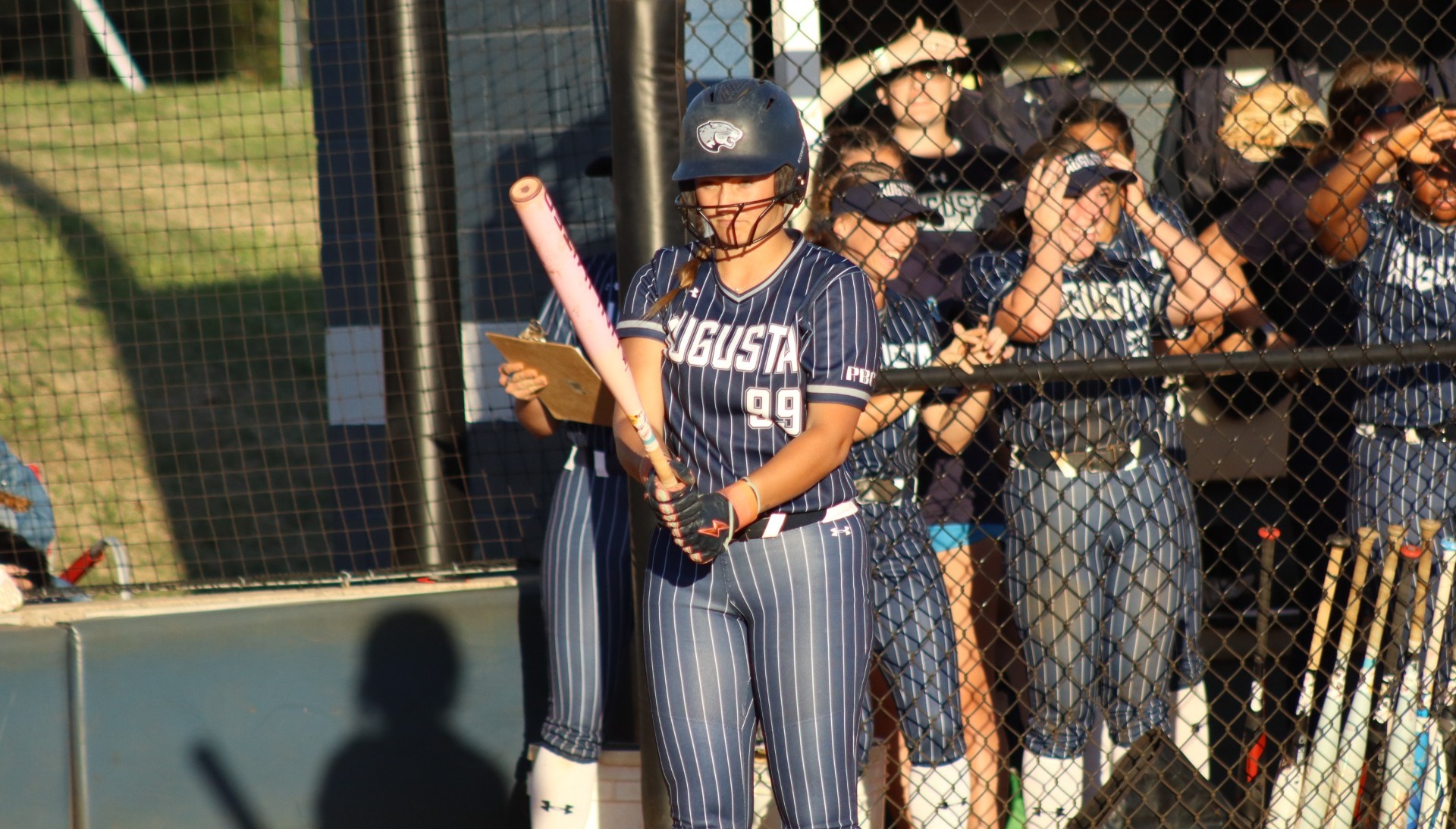 Scaffe coming to bat