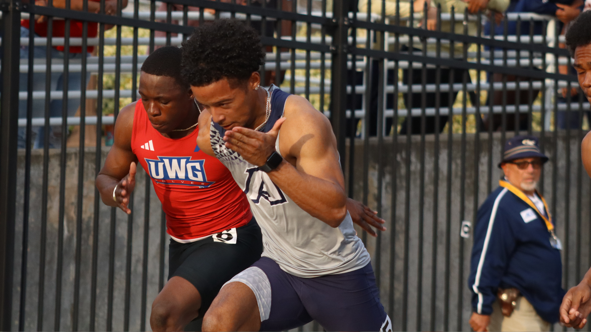 Augusta mens track sprinter