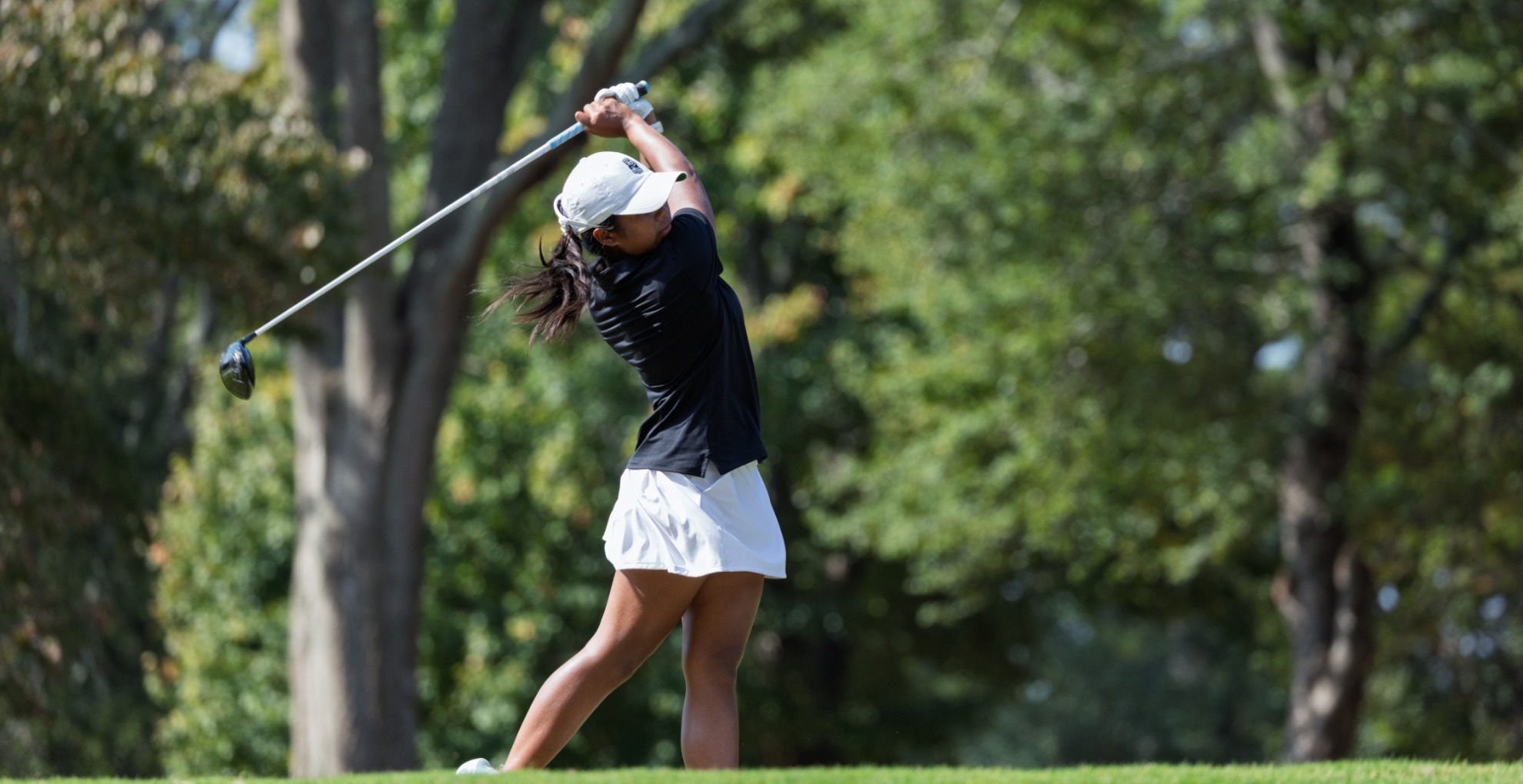 Puntita Pawichai hits a tee shot
