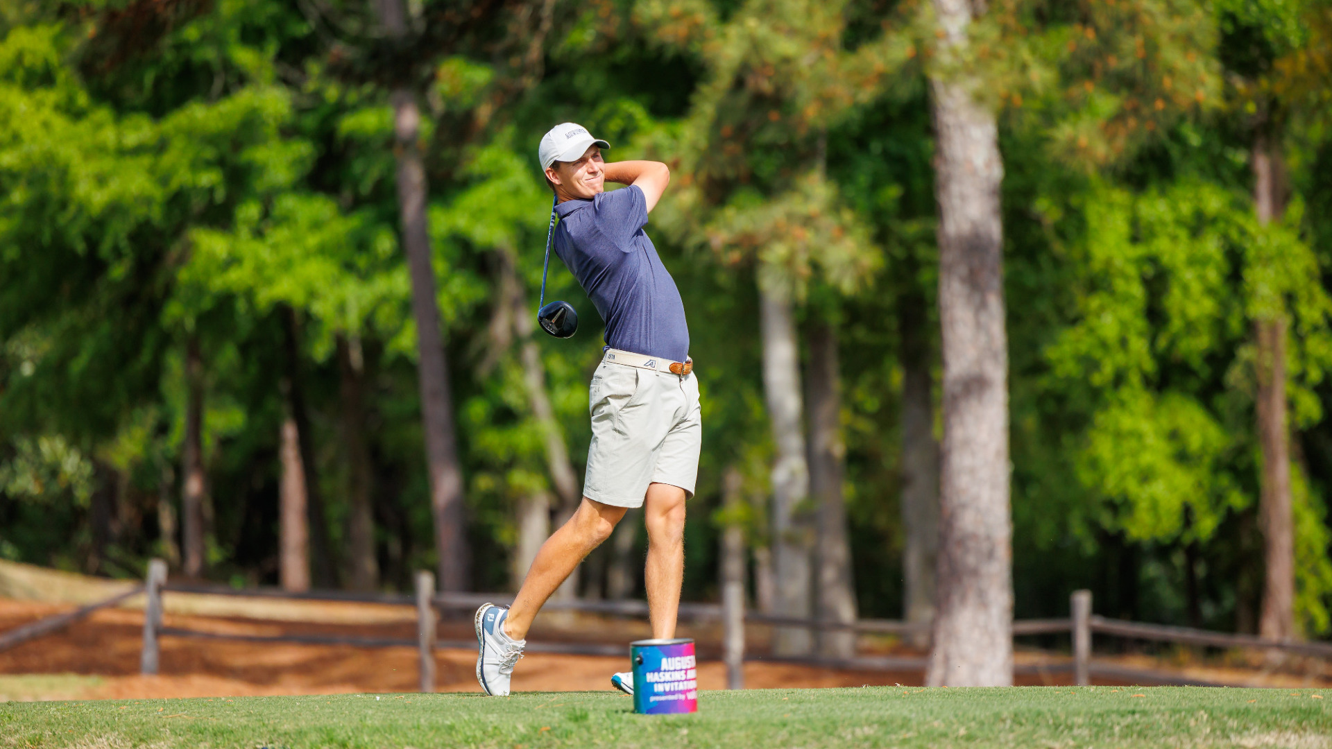 Pieter Rossouw tees off