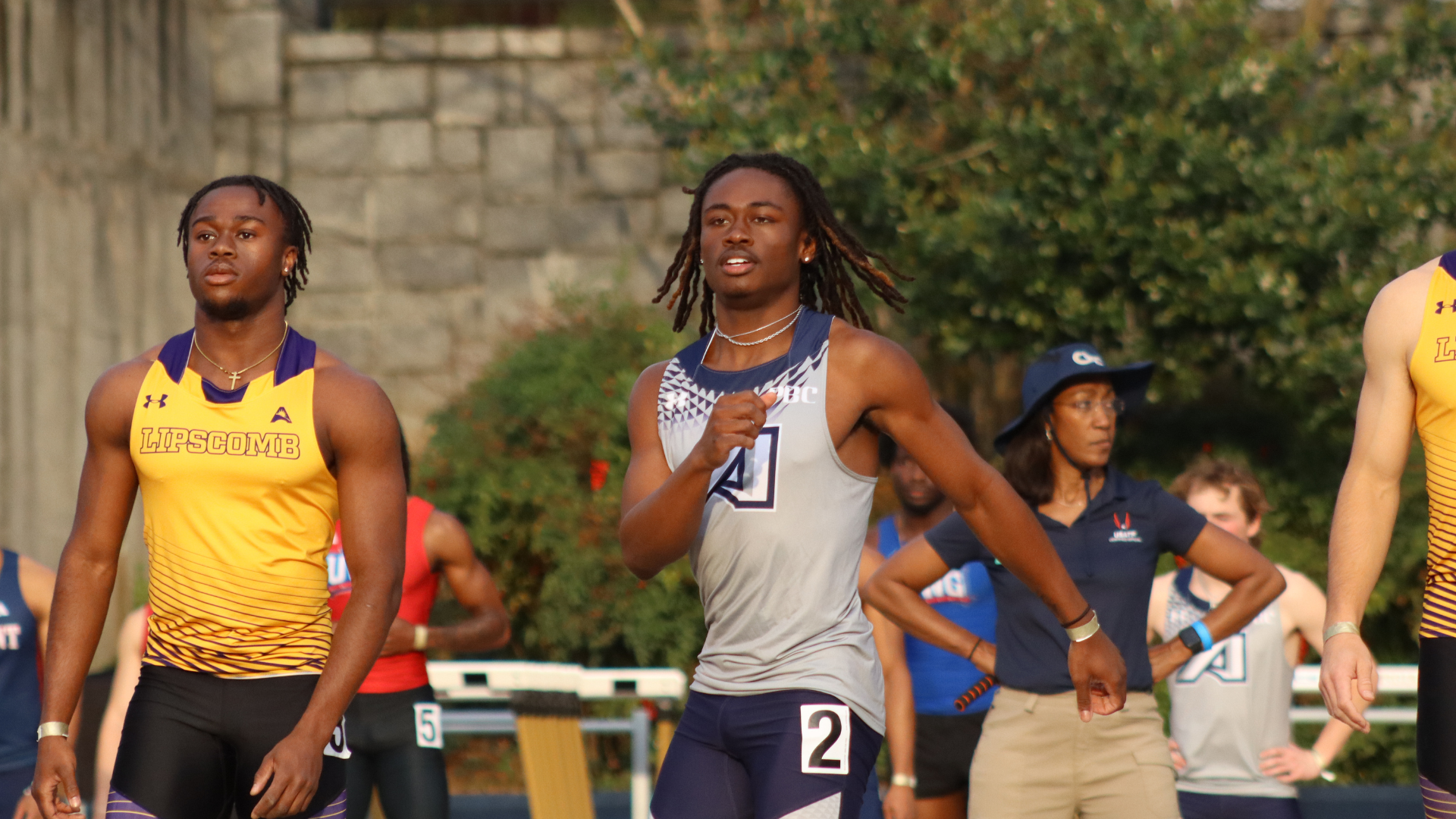 Augusta mens track runner at Georgia Tech Invitational 