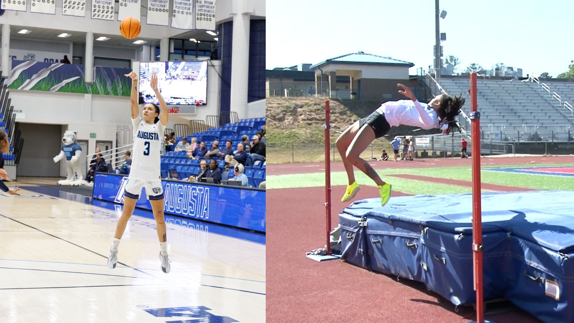 Nadiyah Byard plays basketball and does the high jump