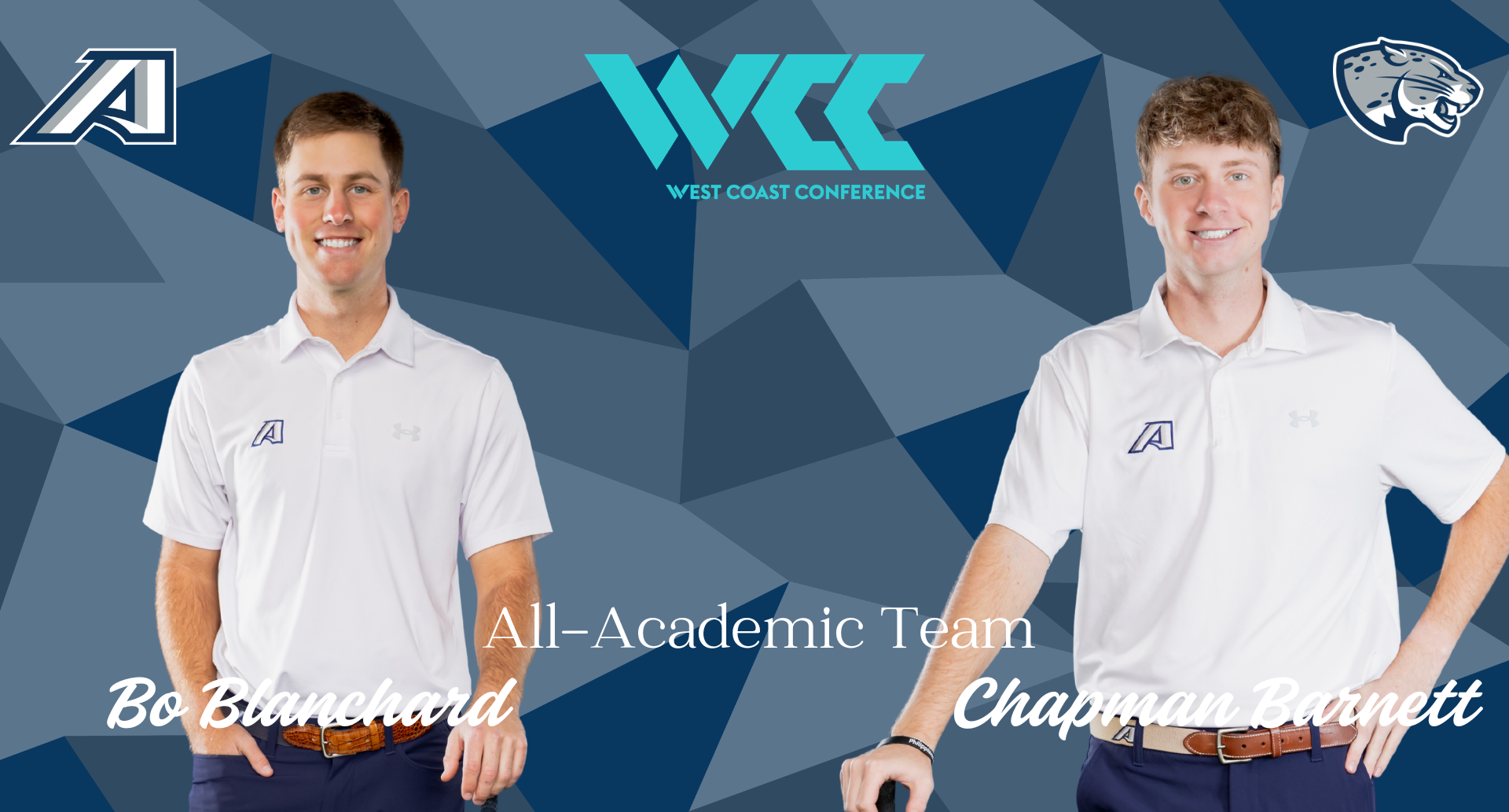Bo Blanchard and Chapman Barnett named all-academic team