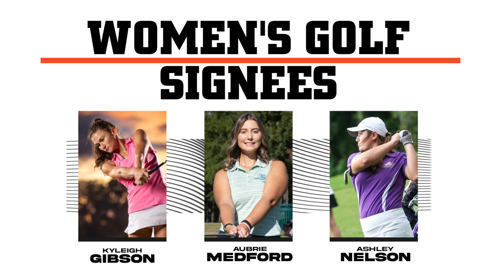 2025 AUM Women's Golf Signees