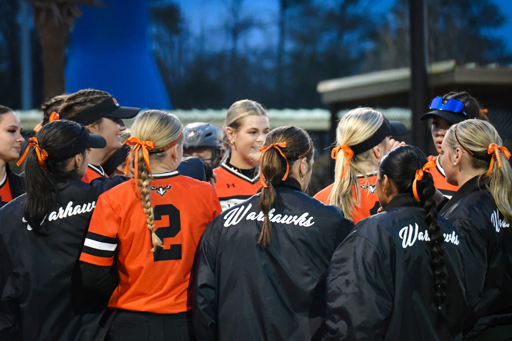 Softball Huddle vs St. Leo