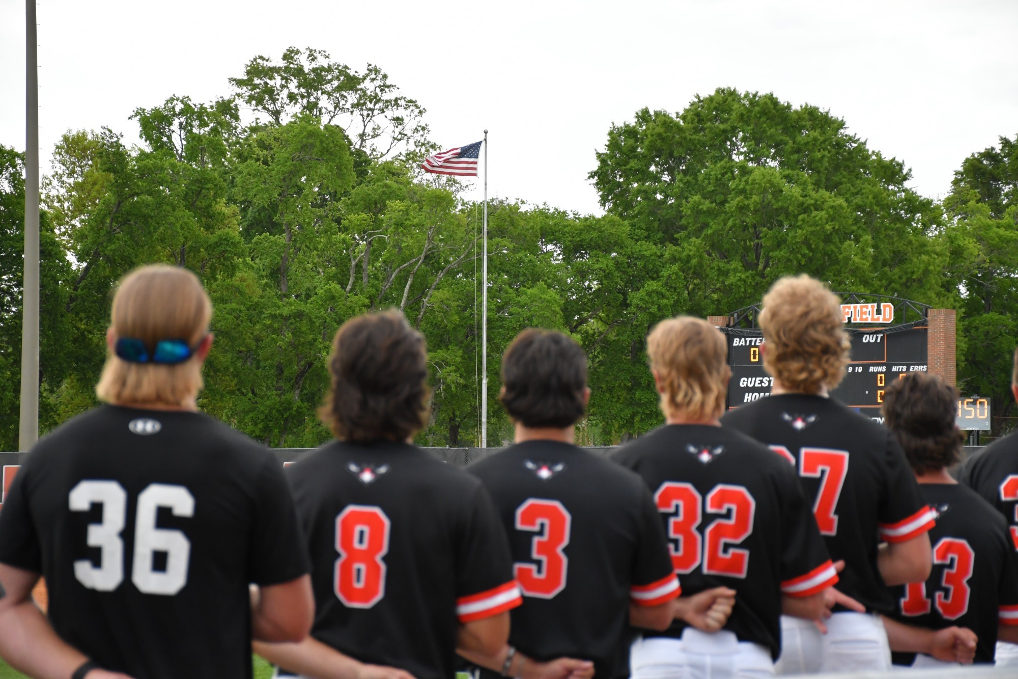 Baseball National Anthem vs CSU
