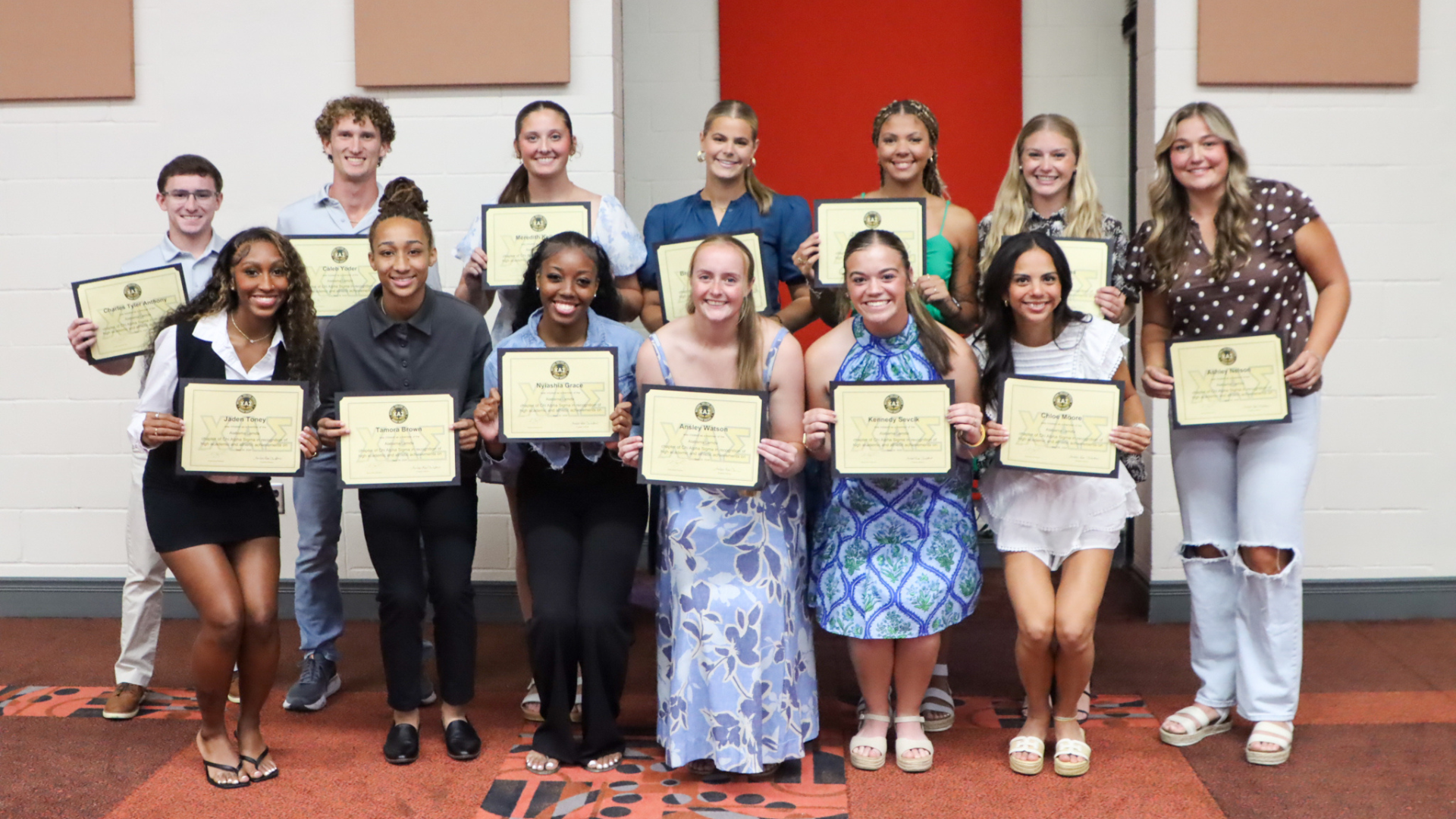 Chi Alpha Sigma Induction Ceremony