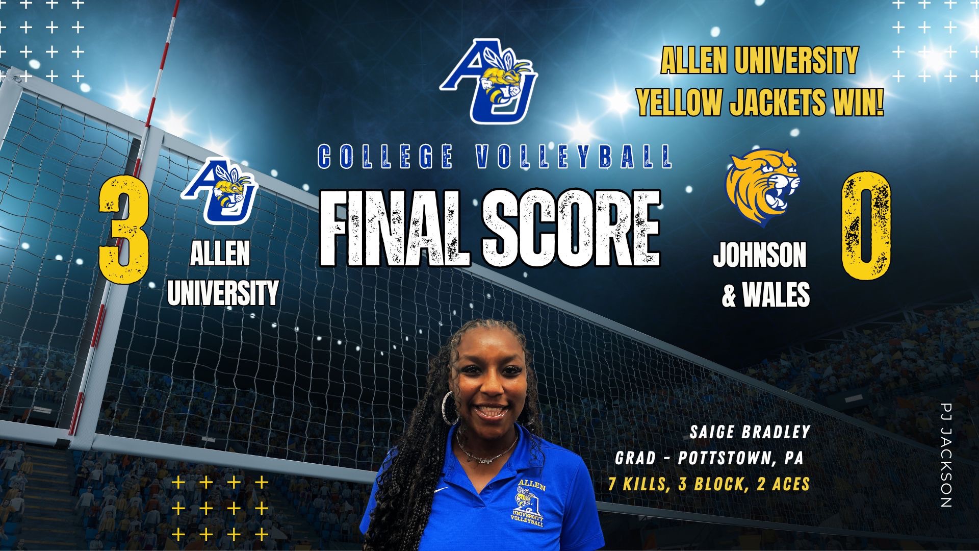 AU Volleyball sweep Johnson & Wales