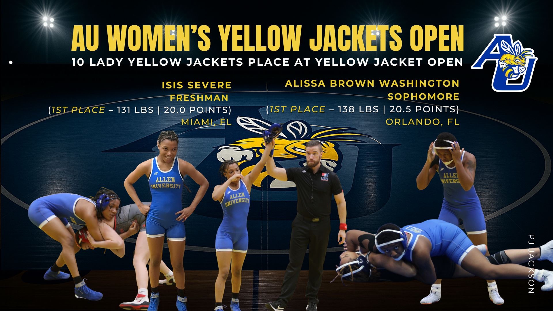 AU Women dominate home open