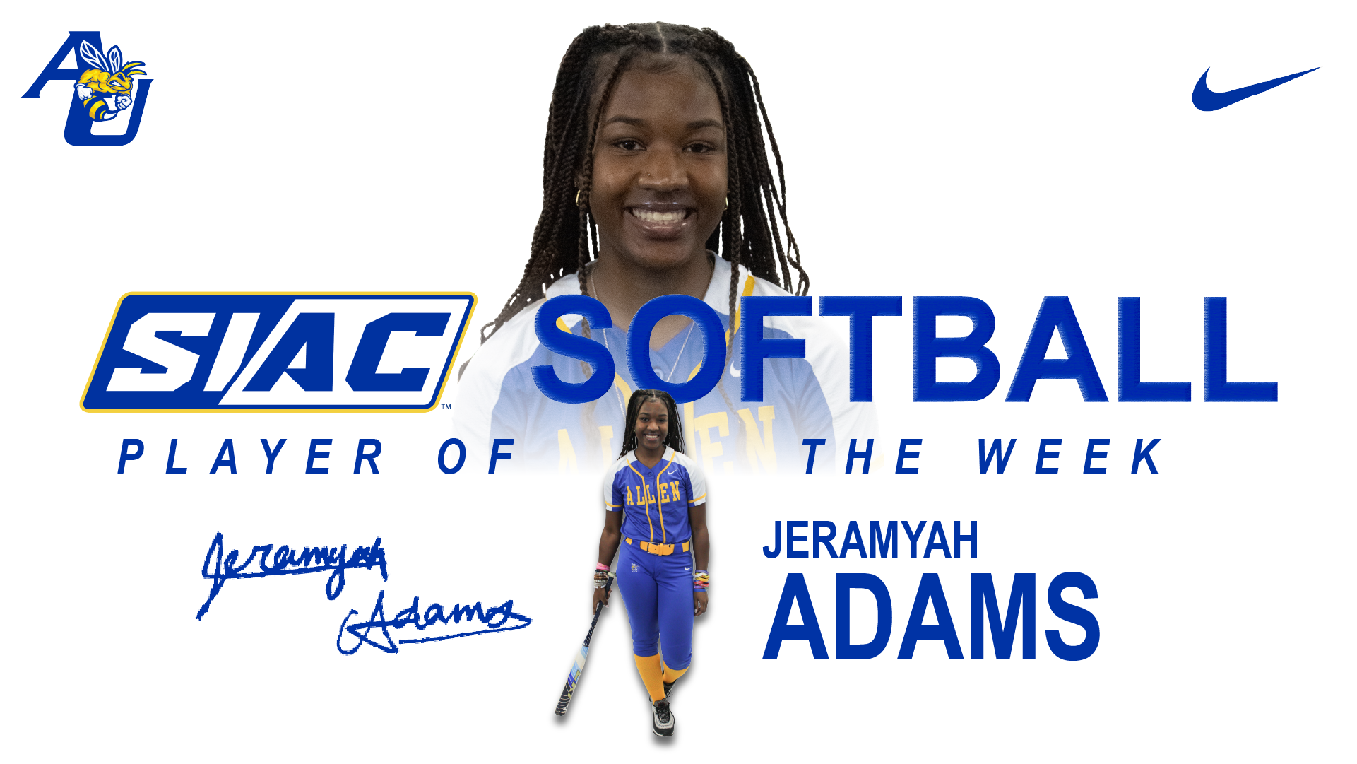 Jeramyah Adams Player of the Week