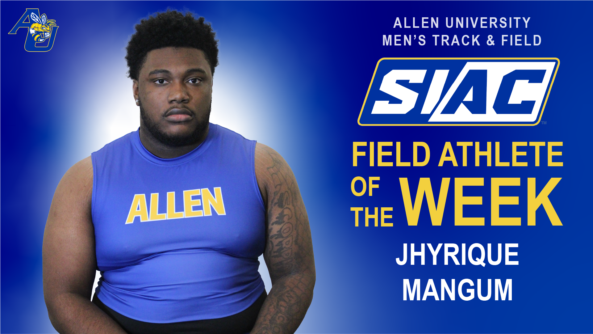 Jhyrique Mangum Athlete of the Week
