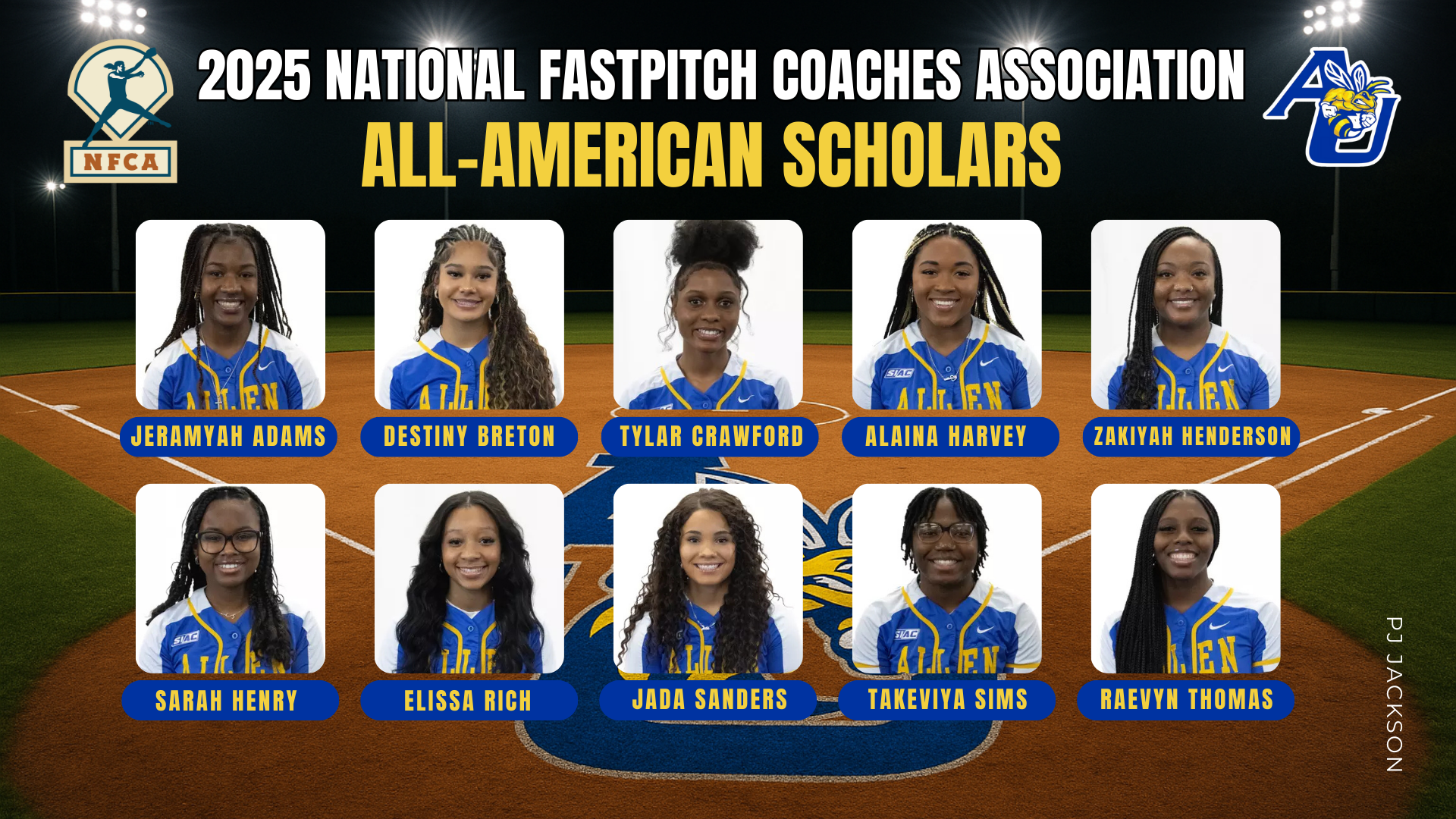 Ten Softball Yellow Jackets Earn Easton/NFCA All-America Scholar-Athlete Honors