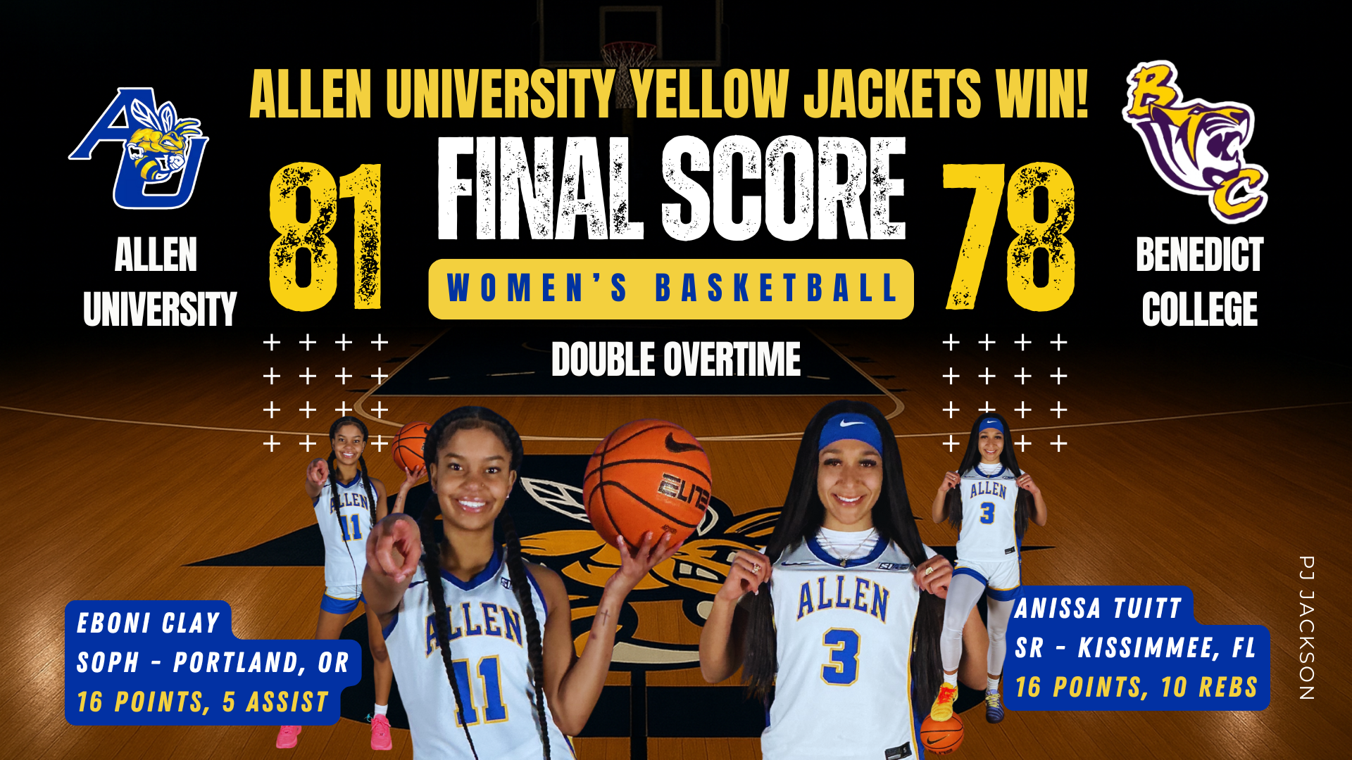 AU defeats BC in WBB