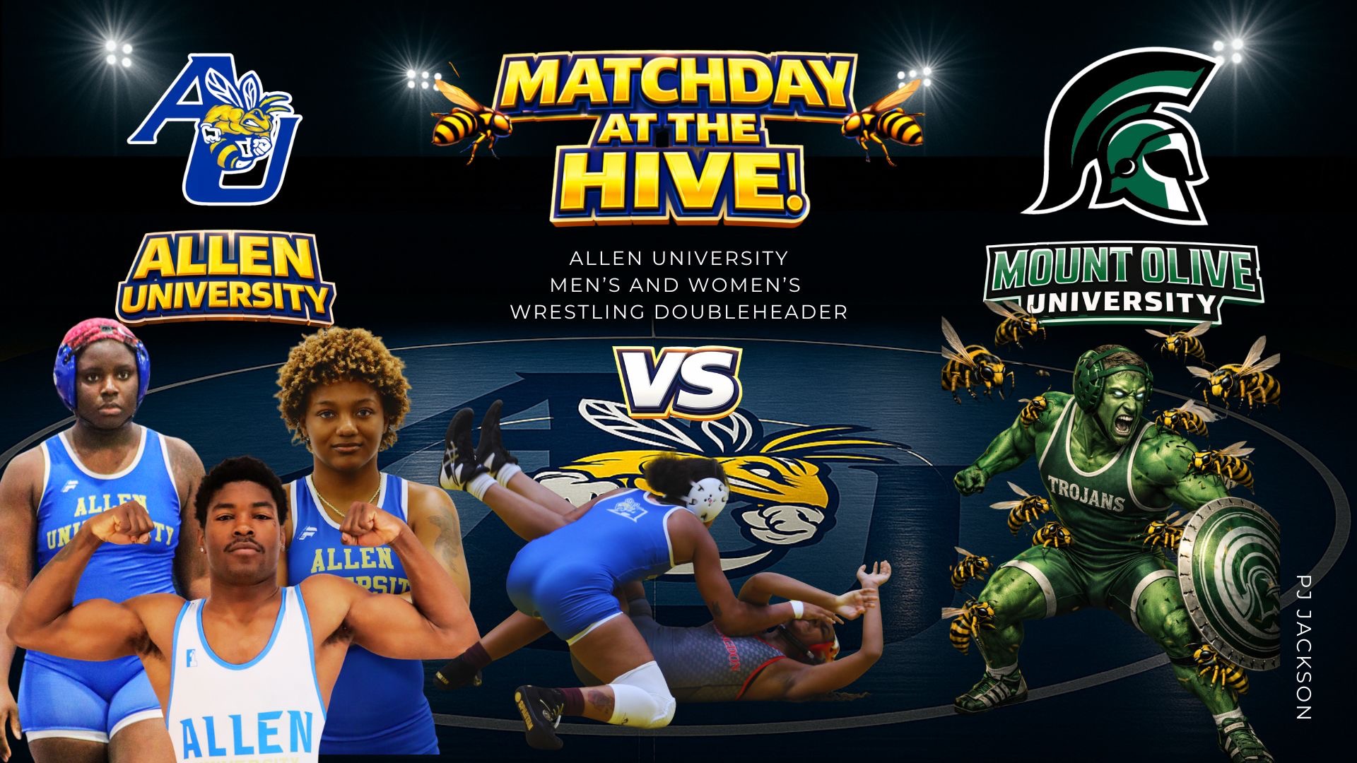 AU Wrestling Doubleheader at the HIVE
