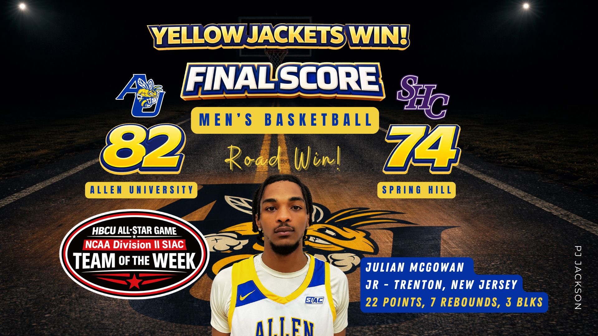 AU MBB win versus Spring Hill