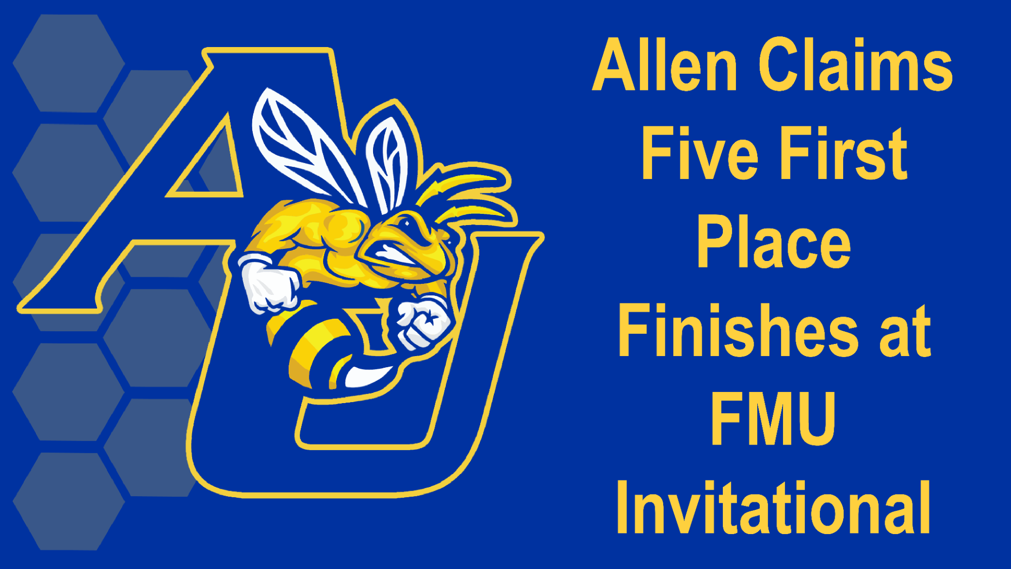 Allen Men's Track and Field at FMU Invitational