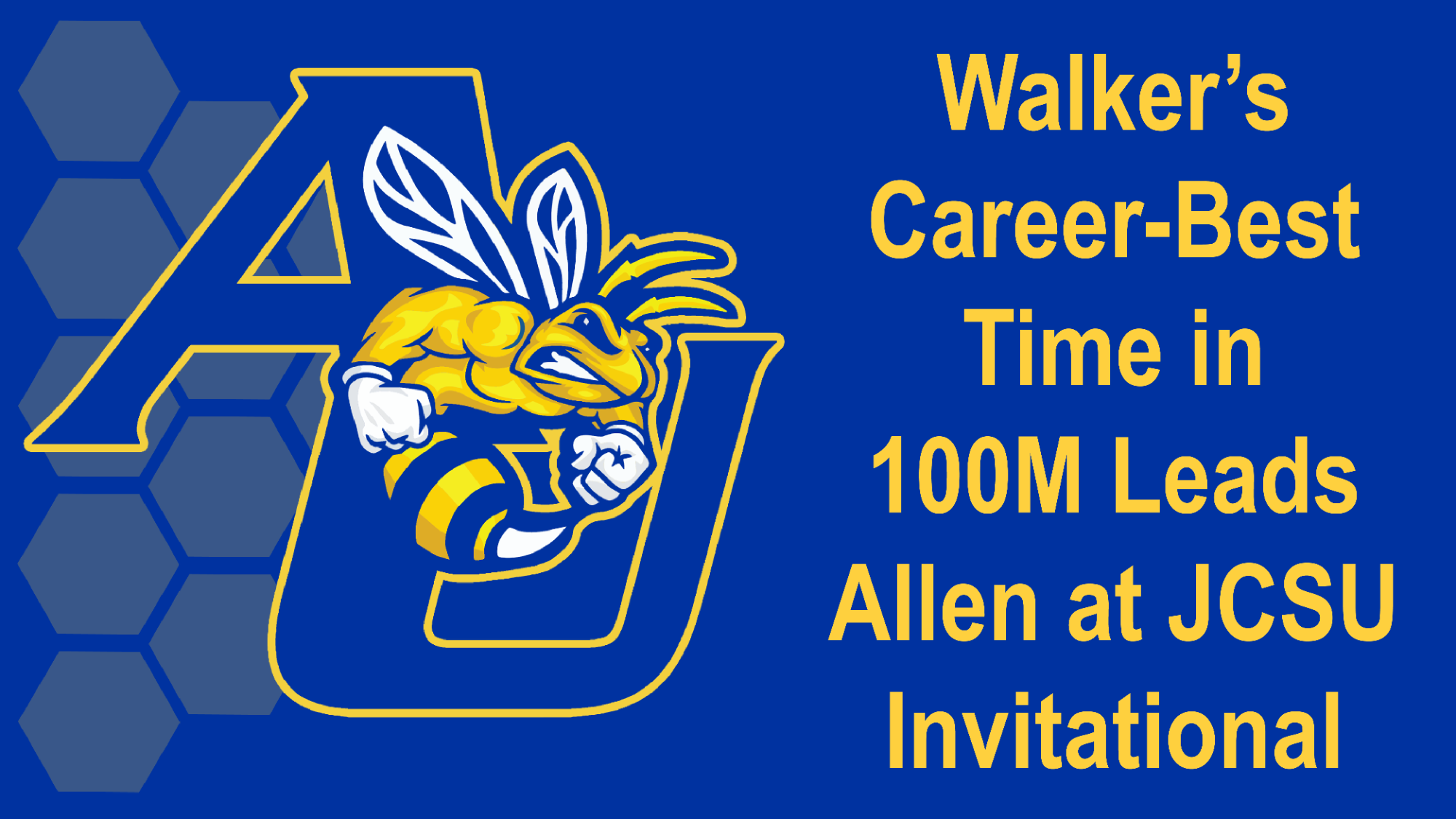 Allen Women's Track and Field at JCSU Invitational