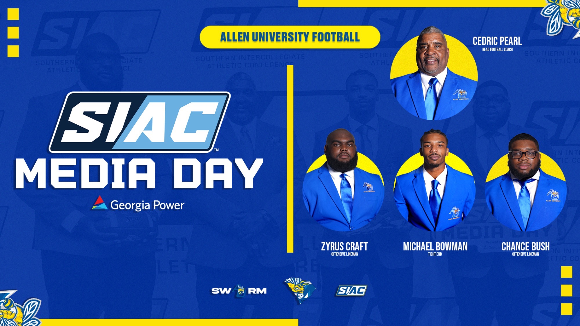 Allen University Football Makes Strong Impression at 2026 SIAC Football Media Day Presented by Georgia Power