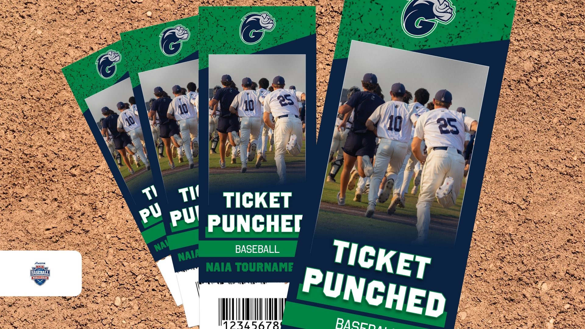 Baseball ticket punched